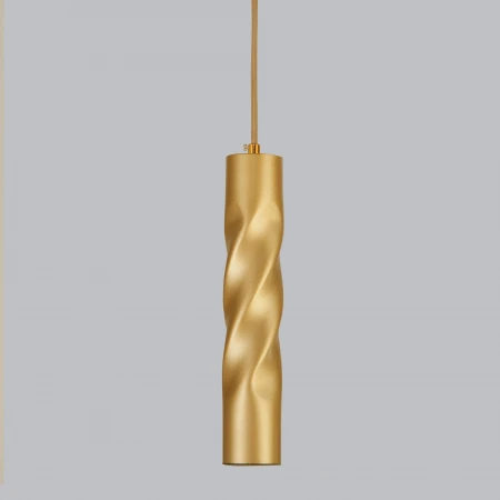 Подвесной светодиодный светильник Eurosvet 50136/1 LED золото