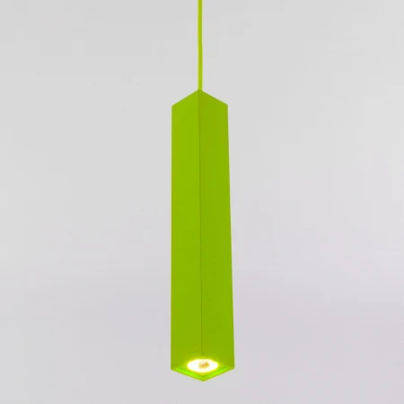 Светодиодный подвесной светильник Eurosvet 50154/1 LED зеленый
