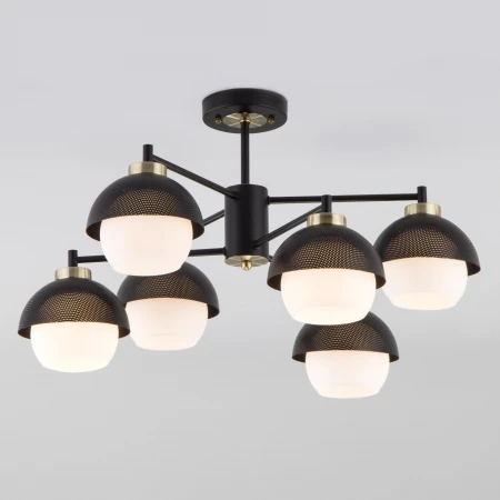 Потолочная люстра в стиле лофт Eurosvet 70106/6 черный