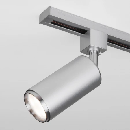 Трековый светильник для однофазного шинопровода Svit GU10 хром матовый Elektrostandard MRL 1013 Трековый светильник для однофазного шинопровода Svit GU10 хром матовый Elektrostandard MRL 1013