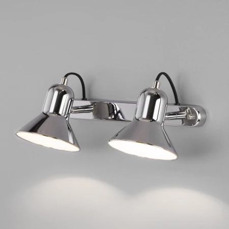 Настенный светильник с выключателем Eurosvet 20082/2 хром