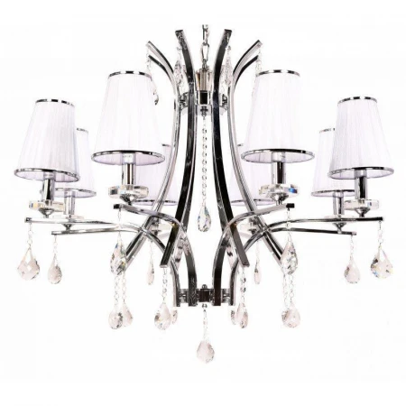 Подвесная люстра Lumina Deco Glamour LDP 66247-8 WT+CHR