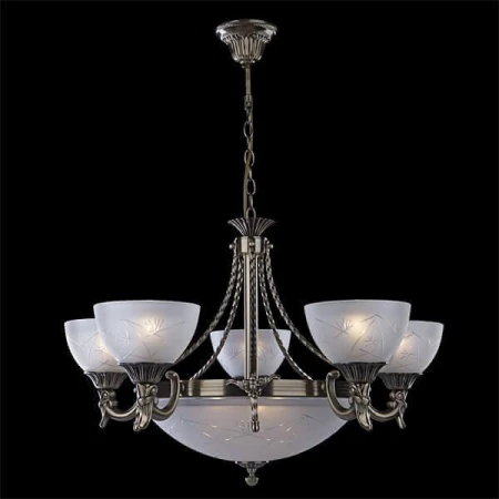 Подвесная люстра Eurosvet 60006/8 античная бронза