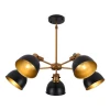 Подвесная люстра Lumina Deco Belmonti LDP D017-5 BK Подвесная люстра Lumina Deco Belmonti LDP D017-5 BK