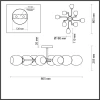 Потолочная люстра Lumion Jolene 4546/8C