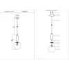 Подвесной светильник Lumien Hall Мило LH4100/1P-CO-WT