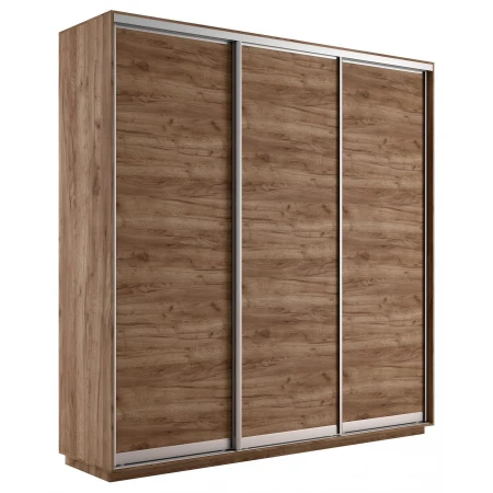 Шкафы-купе 3-х дверный Экспресс Элемент трио крафт табачный 