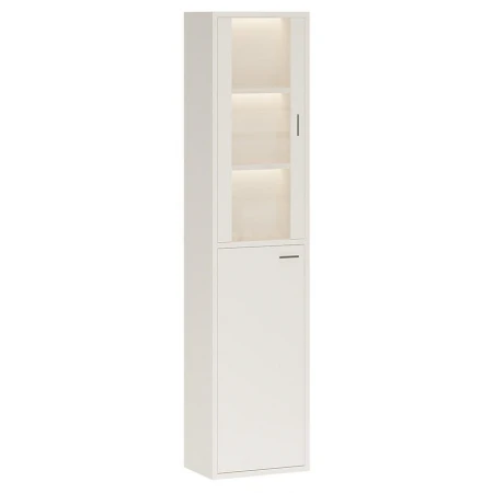 Шкаф 2-х дверный Домино белый жемчуг, неокрашенный 