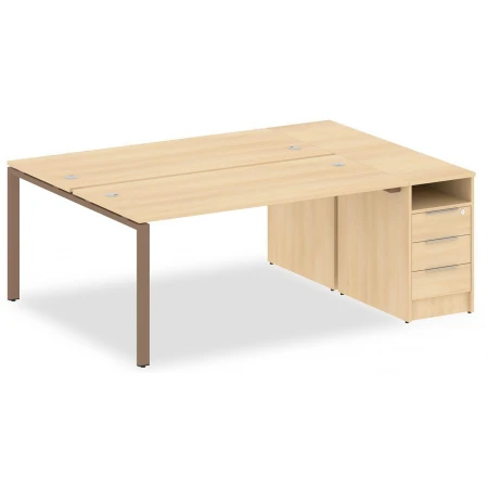 Стол письменный Metal System БП.РС-СТП-2.4