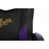 Геймерское кресло HERO JOKER, фиолетовый, черный, текстиль, экокожа