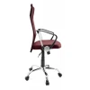 Кресло Dikline SN10, бордовый, сетка TW, экокожа