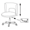 Стул компьютерный Бюрократ KF-1M