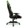 Игровое кресло BX-3760, зеленый, черный, ткань