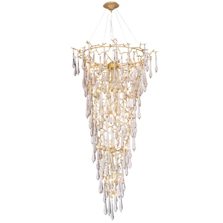 Люстра Crystal lux REINA SP34 D1200 GOLD PEARL