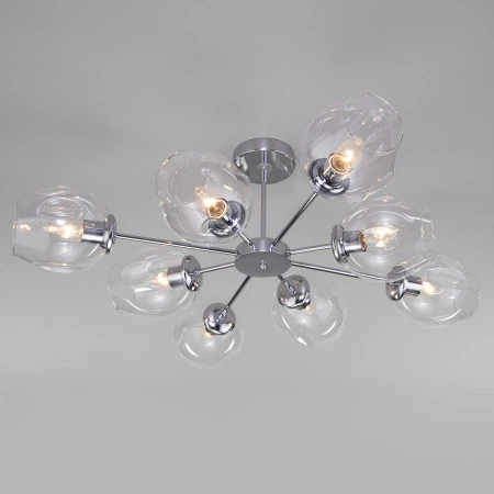 Люстра Eurosvet 30154/8 хром Polla