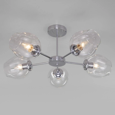 Люстра Eurosvet 30154/5 хром Polla