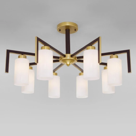 Люстра Eurosvet 70126/8 черный Palio