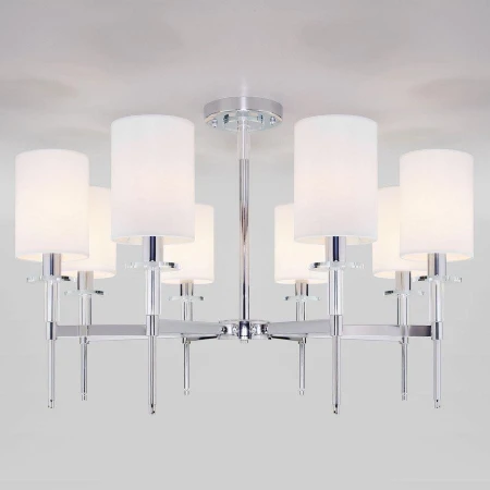 Люстра Eurosvet 60132/8 хром Brielle