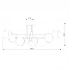Потолочная люстра Eurosvet Nuvola 70129/6 латунь