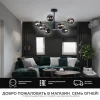 Потолочная люстра Seven Fires Aimee SF3309/8C-MBK-CR Потолочная люстра Seven Fires Aimee SF3309/8C-MBK-CR