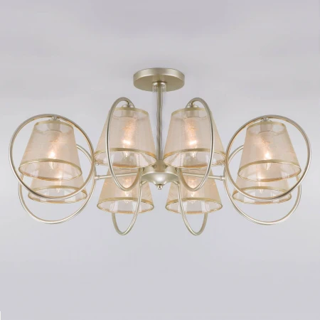 Потолочная люстра Eurosvet 60093/8 перламутровое золото