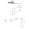 Потолочная люстра Wedo Light Rufina 66668.01.37.04 Потолочная люстра Wedo Light Rufina 66668.01.37.04