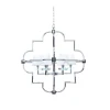 Подвесная люстра Lumina Deco Baltimore LDP 8020-6 CHR+WT