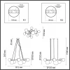 Подвесная люстра Odeon Light Nuvola 4276/9