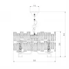 Подвесная люстра Bogates Frammenti 352/5 Strotskis Smart