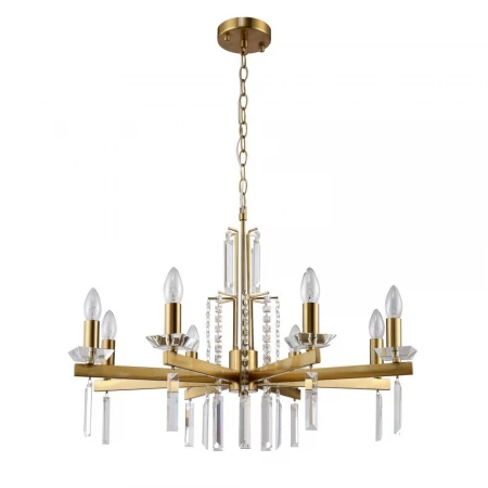 Подвесная люстра Crystal Lux Marron SP8 Brass