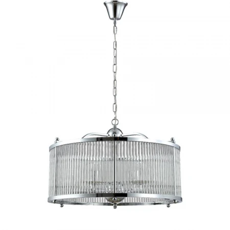 Подвесная люстра Crystal Lux Tadeo SP6 D600 Chrome/Transparente