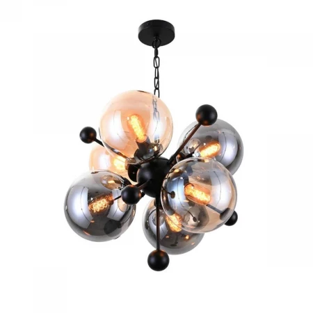 Подвесная люстра Lumina Deco Afrodis LDP 1138-6 AMB+GY