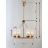 Подвесная люстра Rivoli Anke 1024-206 Б0050245 Подвесная люстра Rivoli Anke 1024-206 Б0050245