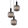 Подвесная люстра Lumina Deco Gato LDP 1217-3 GY+BK