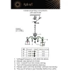 Подвесная люстра Aployt Madlen APL.620.13.06 Подвесная люстра Aployt Madlen APL.620.13.06