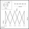 Подвесная люстра Lumion Brooks 5226/5