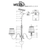 Подвесная люстра Wedo Light Кати 66378.01.29.03