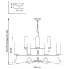 Подвесная люстра Lightstar Flume 723125