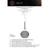 Подвесной светодиодный светильник Aployt Dorote APL.036.06.11 Подвесной светодиодный светильник Aployt Dorote APL.036.06.11