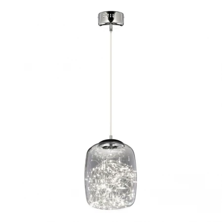 Подвесной светодиодный светильник Lumina Deco Daisy LDP 6824-220 CHR+GY