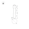 Подвесной светодиодный светильник Arlight SP-Beads-Hang-U-R130-10W Day4000 036526 Подвесной светодиодный светильник Arlight SP-Beads-Hang-U-R130-10W Day4000 036526
