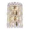 Настенный светильник Crystal Lux Lirica AP2 Chrome/Gold-Transparent Настенный светильник Crystal Lux Lirica AP2 Chrome/Gold-Transparent