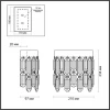 Настенный светильник Odeon Light Dakisa 4986/2W