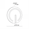 Настенно-потолочный светодиодный светильник Sonex Button 3041/DL Настенно-потолочный светодиодный светильник Sonex Button 3041/DL