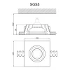 Встраиваемый светильник Artpole SGS5