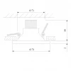 Встраиваемый светодиодный светильник Elektrostandard 15266/LED черный 4690389175534