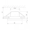 Встраиваемый светодиодный светильник Elektrostandard 15271/LED белый 4690389175756