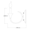Бра MW-Light Консуэлло 614023301 Бра MW-Light Консуэлло 614023301