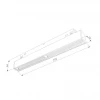 Трековый светодиодный светильник Elektrostandard Slim Magnetic 85008/01 4690389178948
