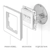 Розетка двойная Ethernet RJ-45 Werkel слоновая кость W1181103 4690389155864